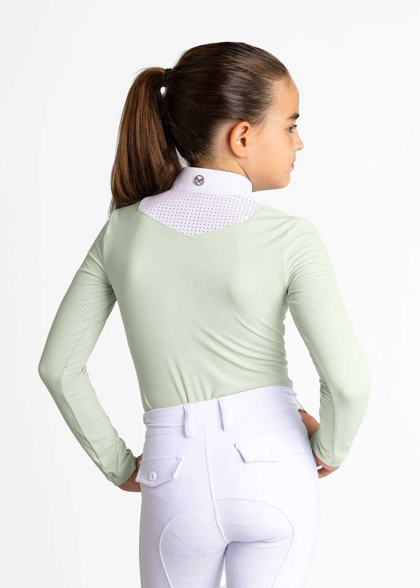 YR Sienna Long Sleeve Show Shirt (Sage Green)