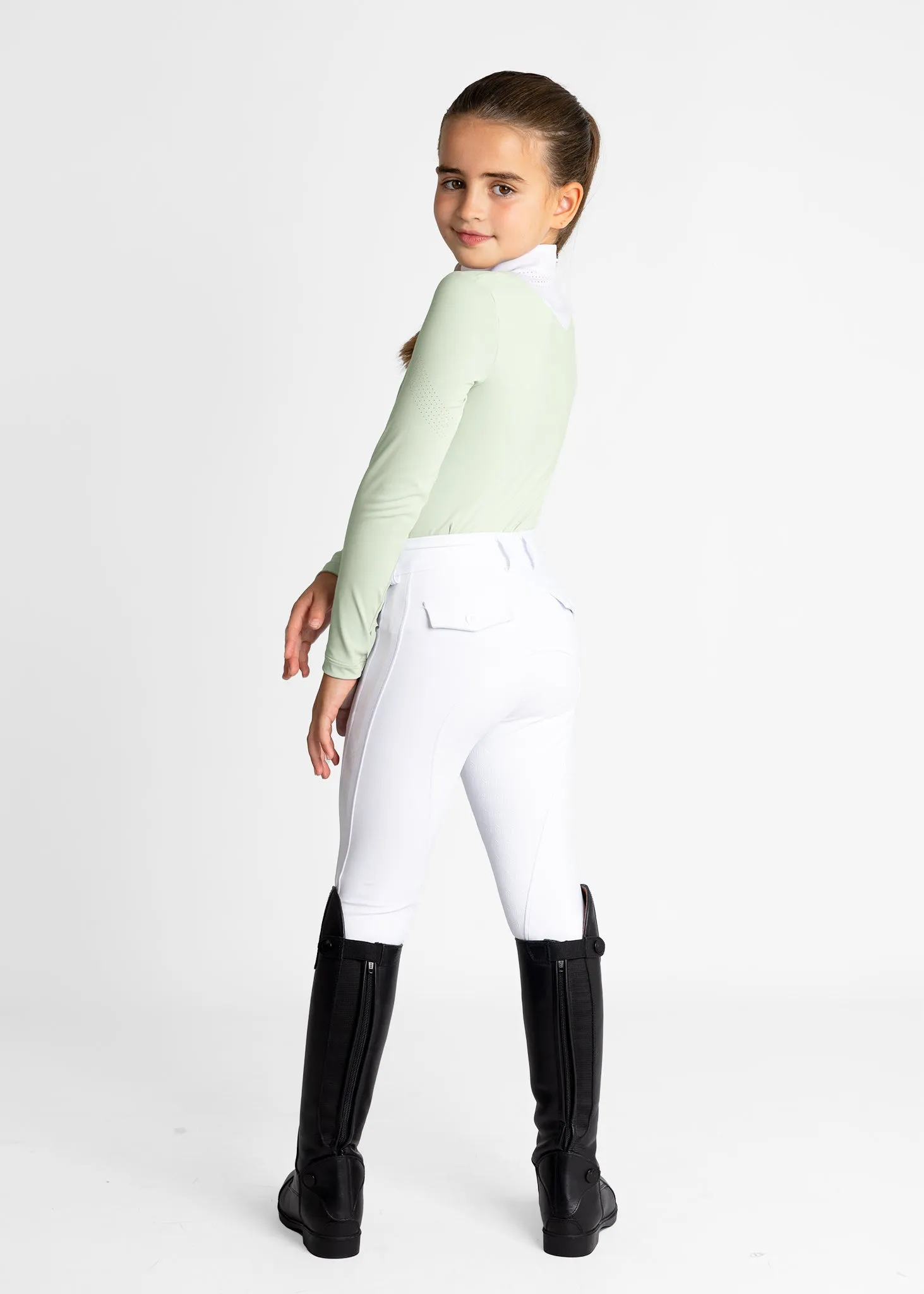 YR Sienna Long Sleeve Show Shirt (Sage Green)