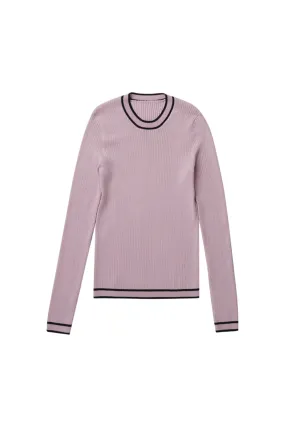 Zaikamoya Pink Sweater with Stripes